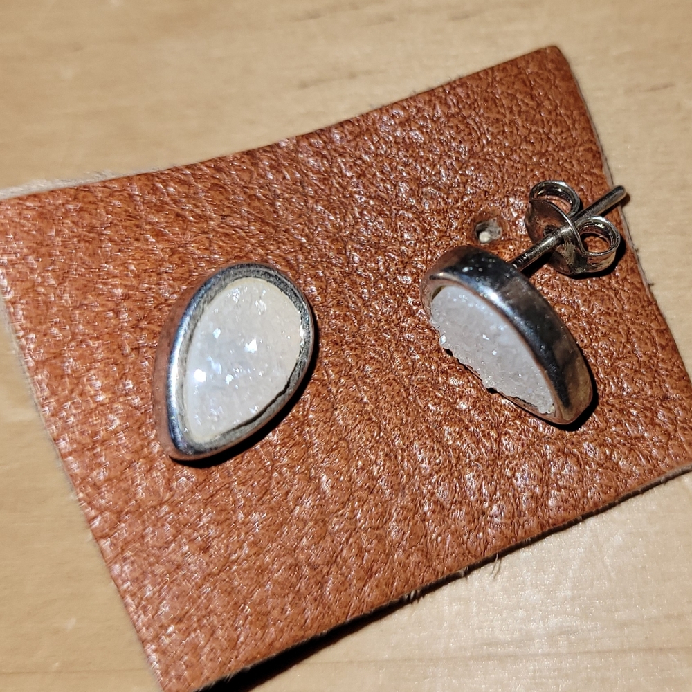 Druzy crystal earrings